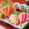 料理メニュー写真&nbsp;刺身の三点盛り