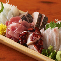 料理メニュー写真&nbsp;ぴっちぴちの『oh！(お)刺身』3点盛(3種×4切)