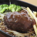 料理メニュー写真&nbsp;鉄板ハンバーグ