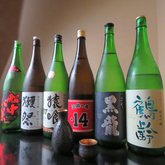日本酒メニューも豊富にご用意！