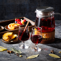 ホットワインセット 大 (ポッド+前菜盛り合わせ)(2人前イメージ)