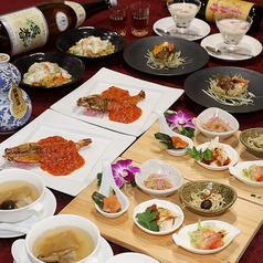 中国菜 桃花園のコース写真