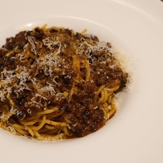濃厚ボロネーゼのパスタ
