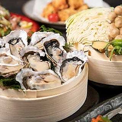 牡蠣と野菜のセイロ蒸し