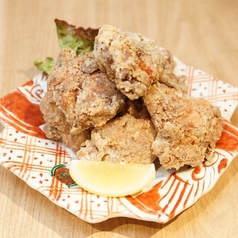 かつおのお出汁の鶏もも唐揚げ