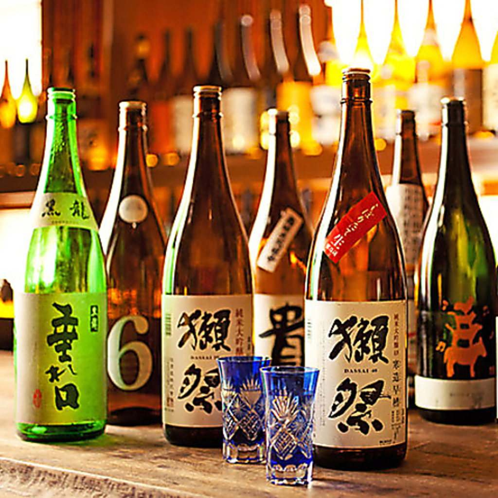日本酒も種類豊富にご用意しております♪単品飲み放題もご利用ください☆
