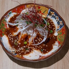 低温調理のムネ肉【ピリ辛ドレッシング】