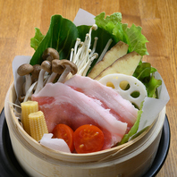 旬のお野菜をたっぷり贅沢に