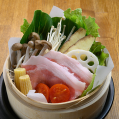 旬のお野菜をたっぷり贅沢に