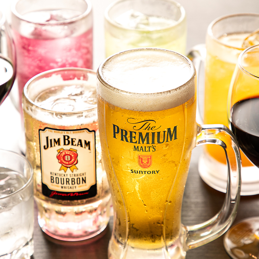 ご宴会に欠かせないドリンクメニューを豊富にご用意しております。