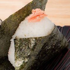 おにぎり(梅・鮭・明太子・醤油焼き) 各一個