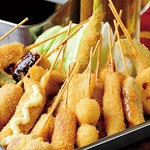 新世界で大人気の『横綱』の串かつはサクサク！あっさり！大阪の味をご堪能ください！