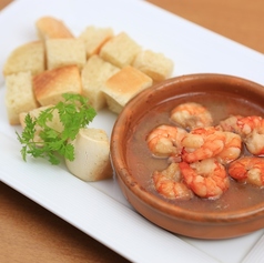 小海老のアヒージョ(バケット付き)