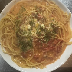 チキンクリームパスタ