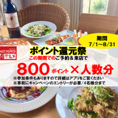 アオゾラテーブルの写真
