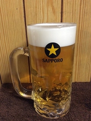 サッポロ生ビール　黒ラベル中ジョッキ