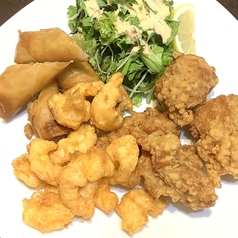 揚物三品盛り合わせ