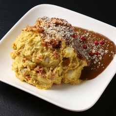 角切りベーコンのカレーポテトサラダ