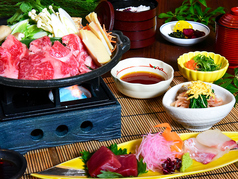 期間限定！【春の味覚膳・ディナー限定】播磨牛焼きしゃぶと春野菜の陶板焼き膳