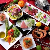 大人気！自家製ソースのパスタ、 A5ランク黒毛和牛