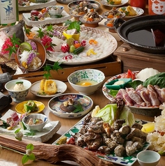 いけすと炭と薪焼と 博多 とりとりとのコース写真