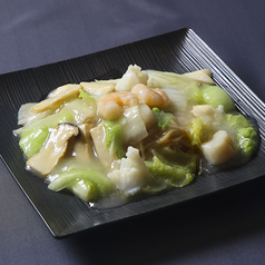 海鮮あんかけ焼きそば