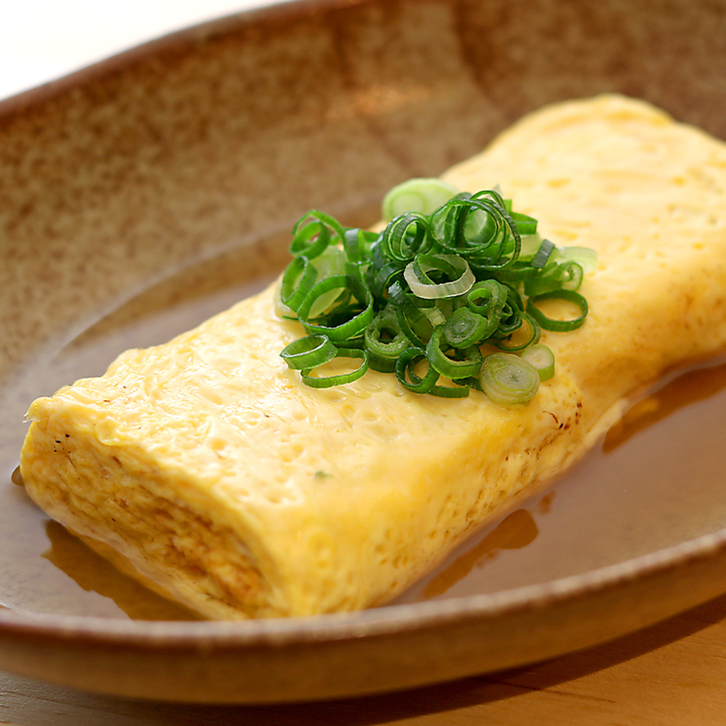 「美味！おでん出し汁玉子焼き」、味はノーマルと明太マヨの2種からお選びいただけます