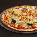 直径28cm生地のお子様から大人まで幅広い世代に人気のジャカッセ定番メニュー【ポテマヨのピッツァ】