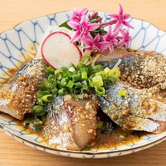 【サバ料理】博多ゴマサバ/活サバ刺/炙りサバ刺