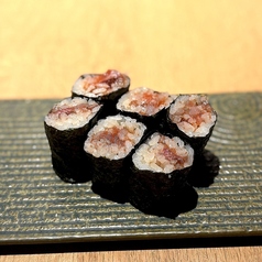 燻製トロたく巻き、生鰯明太のあて巻き