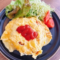 健康の森学園さんの平飼い卵を使用♪ふわとろオムライス