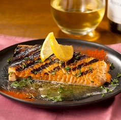 薪焼きサーモン レモンバター