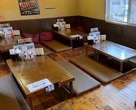 大型宴会が可能な掘りごたつ式のお座敷完備