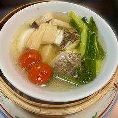 鯛と野菜のせいろ蒸し