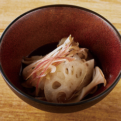 蓮根と舞茸のお浸し