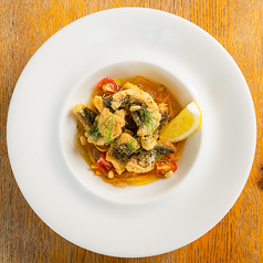 鮮魚のカルパッチョ　シークワーサーと柑橘のドレッシング