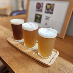 クラフトビール飲み比べ3種