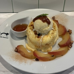 林檎と紅茶のブリュレパンケーキ
