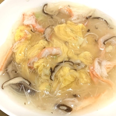 かに玉あんかけ