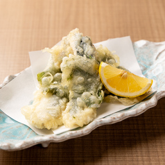 中羽イワシのシソ巻き天ぷら