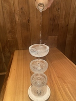 スパークリングでシャンパンタワー