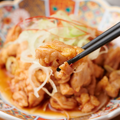 鶏なんこつのネギ塩たれ