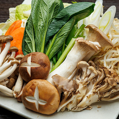 お野菜盛り/つるつる/水ギョーザ/うどん/中華麺/ライス