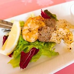シーフードのブロシェット（串焼き）