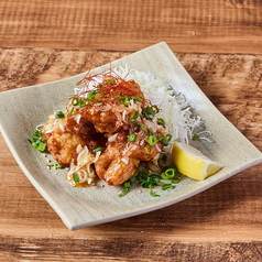 秘伝の出汁唐揚げ 油淋鶏 3ヶ