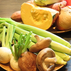 -季節の美味しい旬野菜を鉄板焼でご提供-