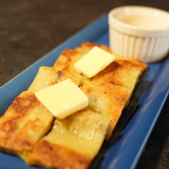 さつまいもとバターのチヂミ