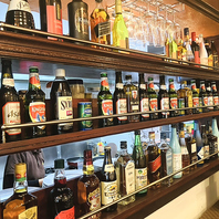 本格料理と一緒にお酒も楽しめる