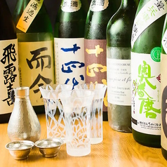 日本酒・焼酎も十実しています。山崎・白州もご用意