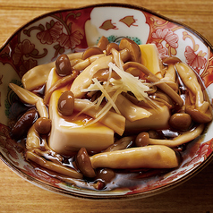きのこ餡かけ豆富